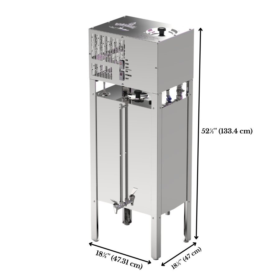 Precision "Sea" 12 Gallon per Day Automatic Water Distiller with 20 Gallon Reserve Tank Image 2