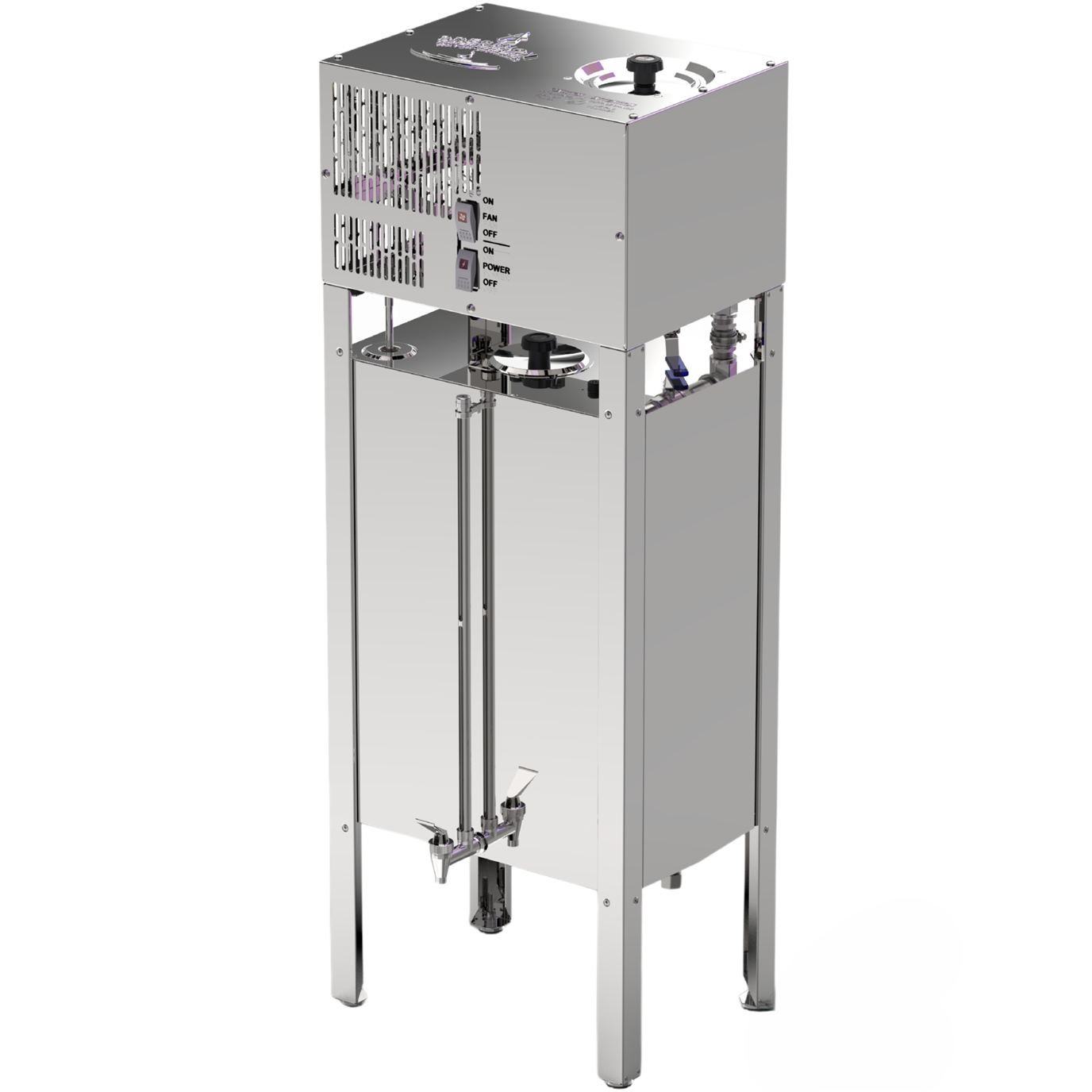 Precision "Sea" 12 Gallon per Day Automatic Water Distiller with 20 Gallon Reserve Tank 240 Volt