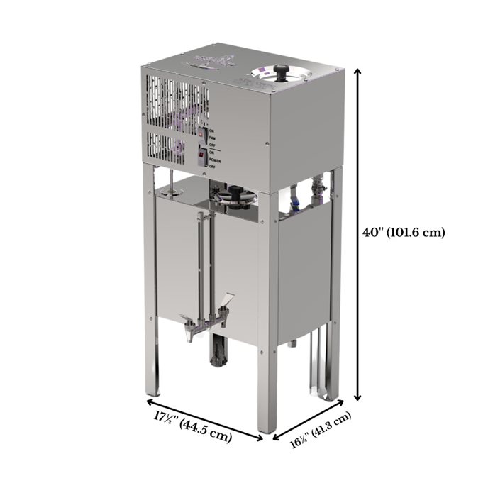 Precision "Gulf" 12 Gallon per Day Automatic Water Distiller with 12 Gallon Reserve Tank Thumbnail 2