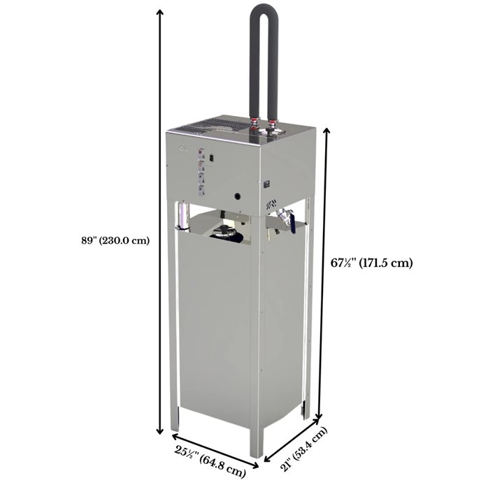 Precision 45 Gallon per Day Automatic Water Distiller with 75 Gallon Reserve Tank Thumbnail 2