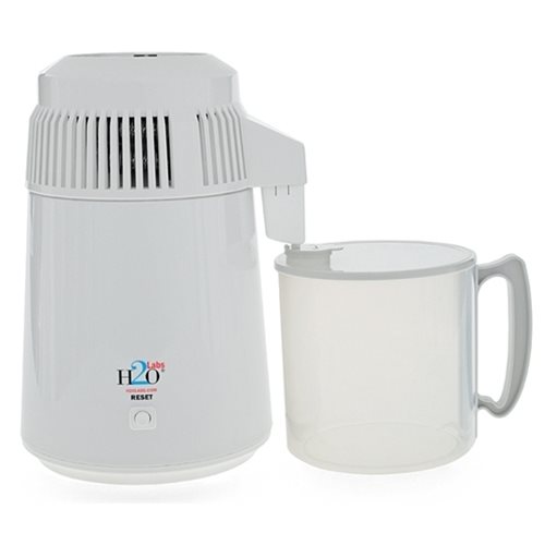 Model 100D Dental and Laboratory Water Distiller - White Baked Enamel with Polypropylene Carafe Thumbnail